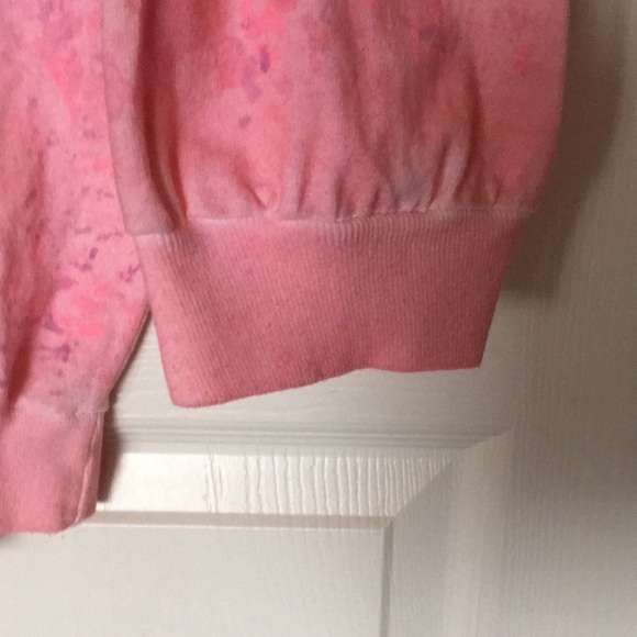 Vikki's Designs Vintage Cotton Top Long Sleeve Pink Hand Painted - Picture 8 of 11